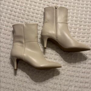 Dolce Vita Cream Heeled Boots